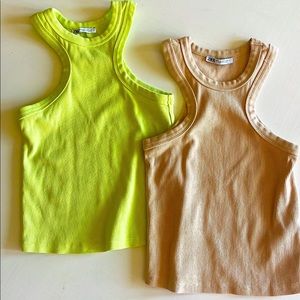 Zara Ribbed Tanks